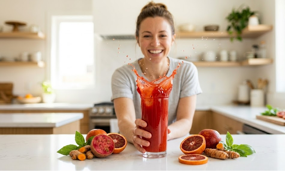 ingredienti naturali integratore energia senza zuccheri Complete Drink arancia rossa fico d'India curcuma