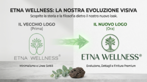 Nuovo logo Etna Wellness: il rebranding del brand di benessere naturale